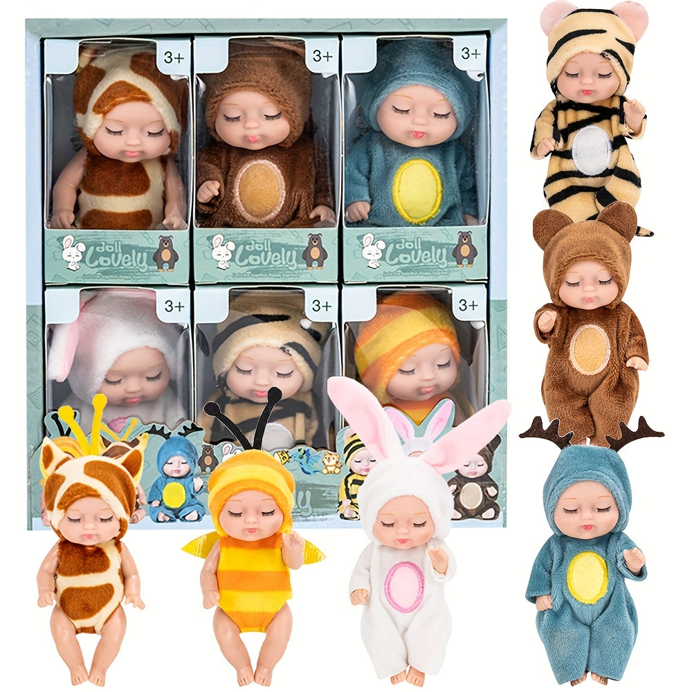 6pcs Fairy Princess Doll Set with Pajamas for Birthdays & Holidays
