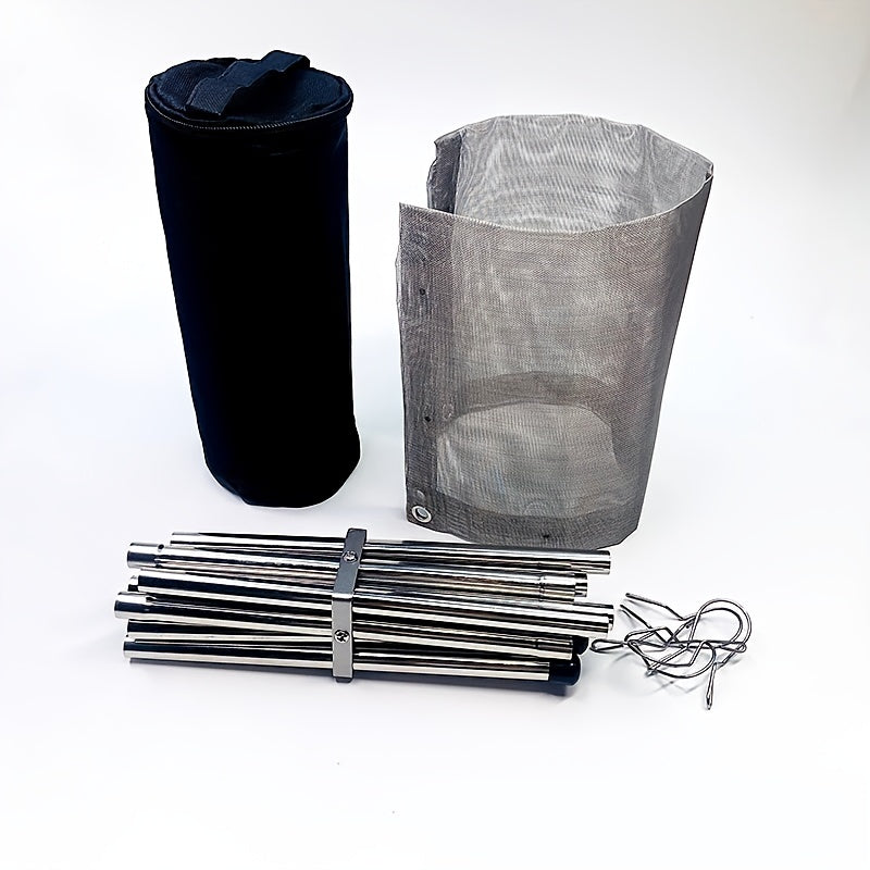 Portable Stainless Steel BBQ Grill Non Stick Foldable for Camping Picnics