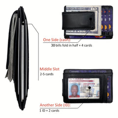 Leather Card Holder Casual Large Capacity Card Holder