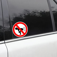 No Smoking PVC Decal Car Sticker 12 4 7 4 7in