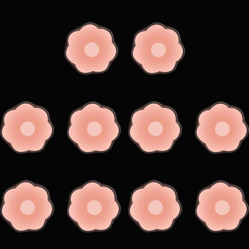5 Pairs Women's Invisible Silicone Bra Sticker