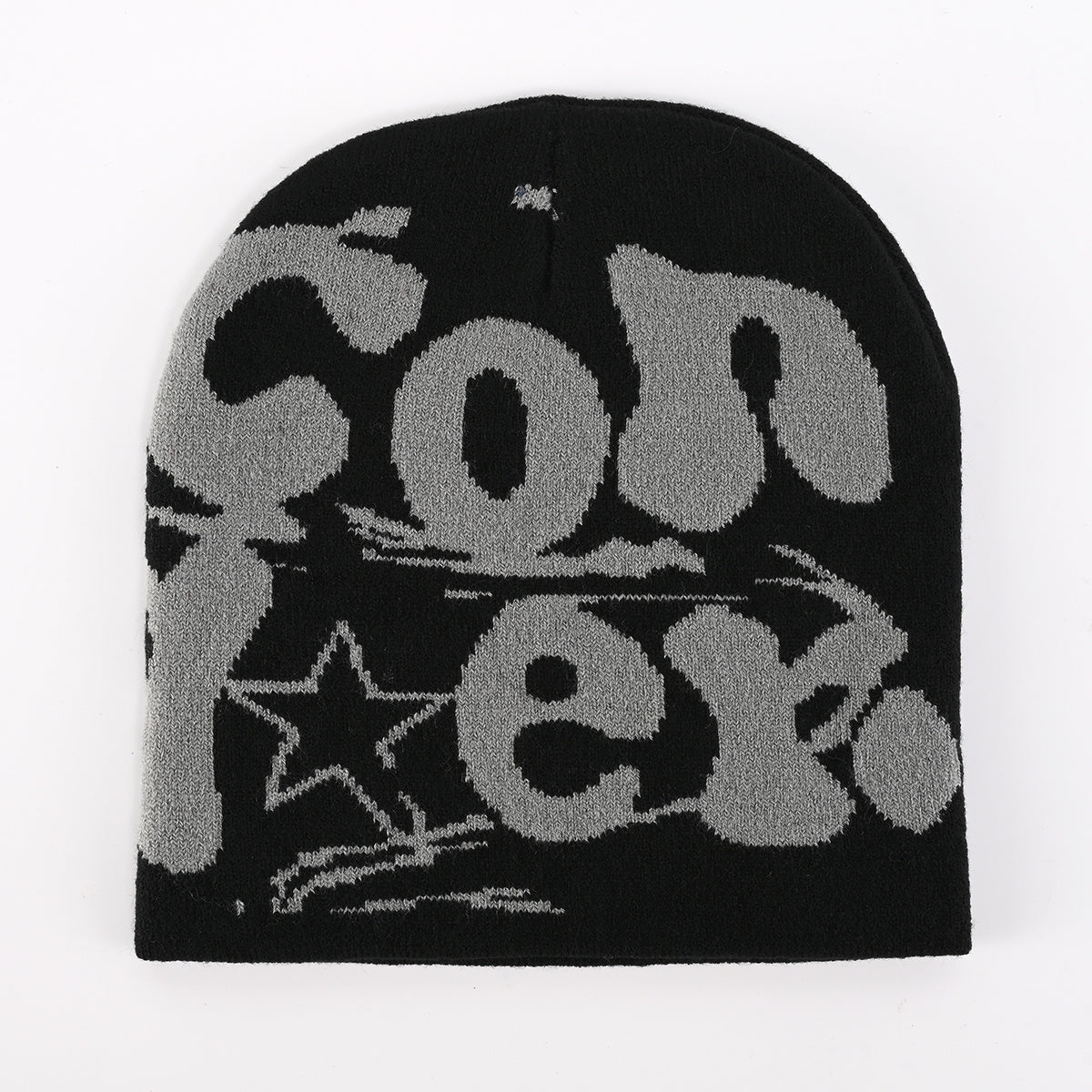 Y2K Hip Hop Beanie Unisex Knit Cap Warm Winter Ski Hat
