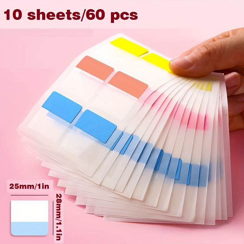 120pcs Multicolor Self adhesive Writable Page Guide Labels