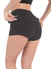 2 in 1 High Stretch Skorts for Women - Tennis Golf Yoga Outdoor Activities