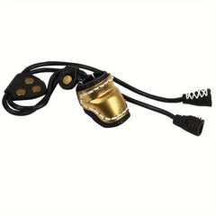 Brass Cowhide Bow Thumb Protector Archery Guard Comfortable Thumb Ring