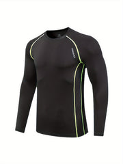 Boys Long Sleeve Sports Top Quick Drying Basketball Football Fitness Training