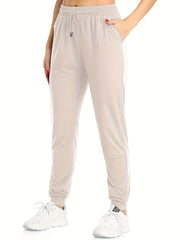 Solid Drawstring Joggers - Women's Casual Pants