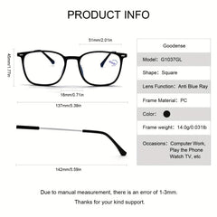 Men's Decorative Glasses Anti Light Reading Glasses