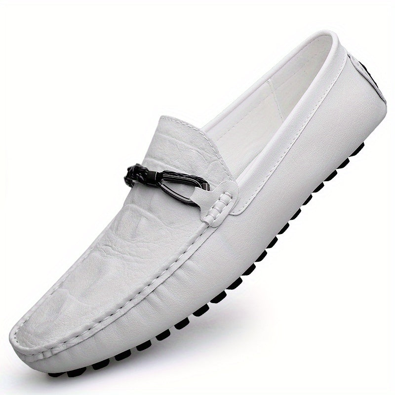 Men's Comfy Moccasin Loafers Slip-On Shoes