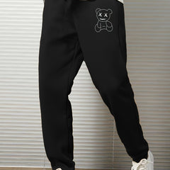 Men's Cartoon Print Drawstring Sweatpants