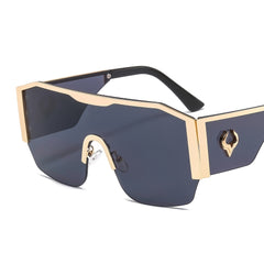 Metal Cattle Totem Pattern Sunglasses UV400 Men's 17916 Cycling Goggles