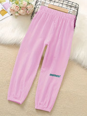 Kids Footed Pants Casual Trousers
