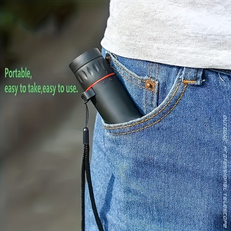 12X HD Magnifying Monocular Telescope Small Size Perfect Photo Gift