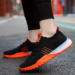 Women's Fashionable Mesh Sneakers Breathable Running Shoes