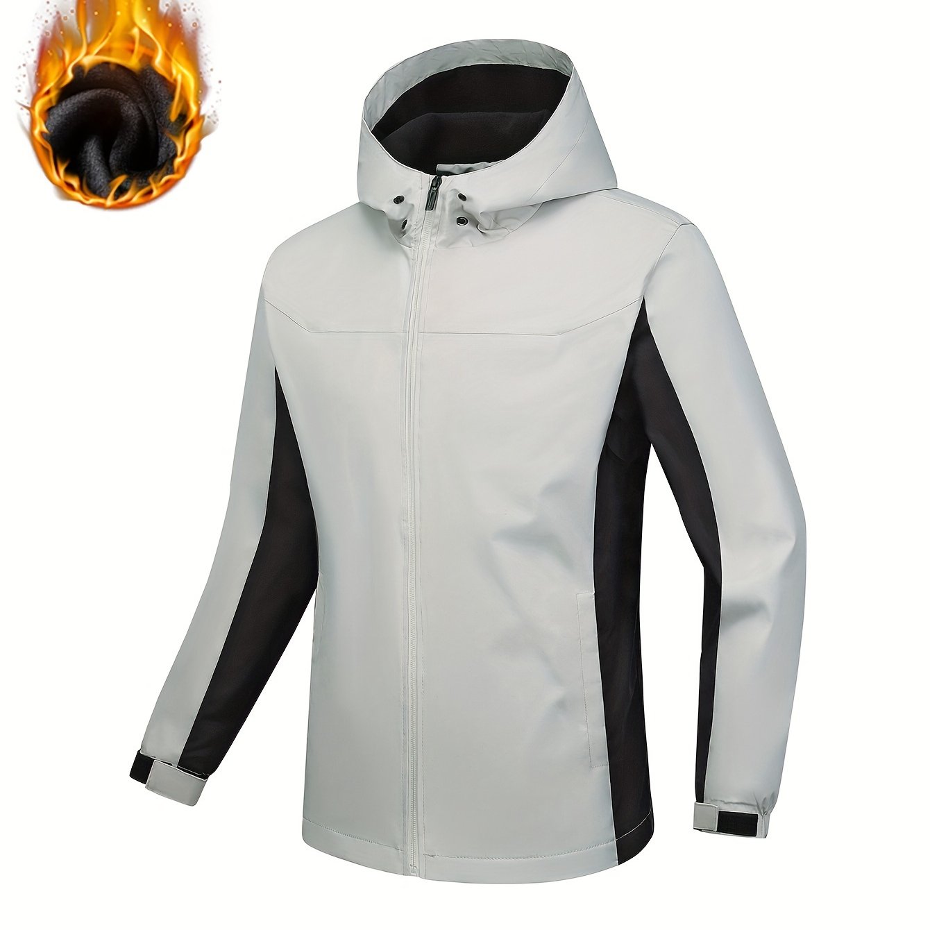 Hooded Waterproof Windproof Ski Coat - Boy's Outdoor Clothing