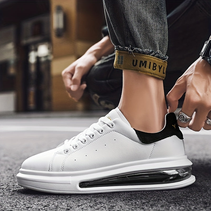 Men's Air Cushioned Skate Shoes Non Slip Sneakers