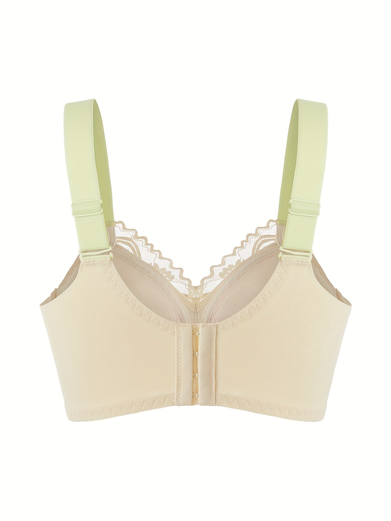 Floral Lace Wireless Push Up Bra Soft Comfortable Lingerie