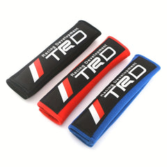 2pcs Red Soft Harness Seat Belt Shoulder Pads