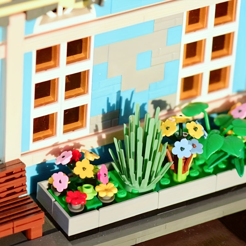 5pcs Farm Grass Shrub Garden Set with Fence for Ages 6 8