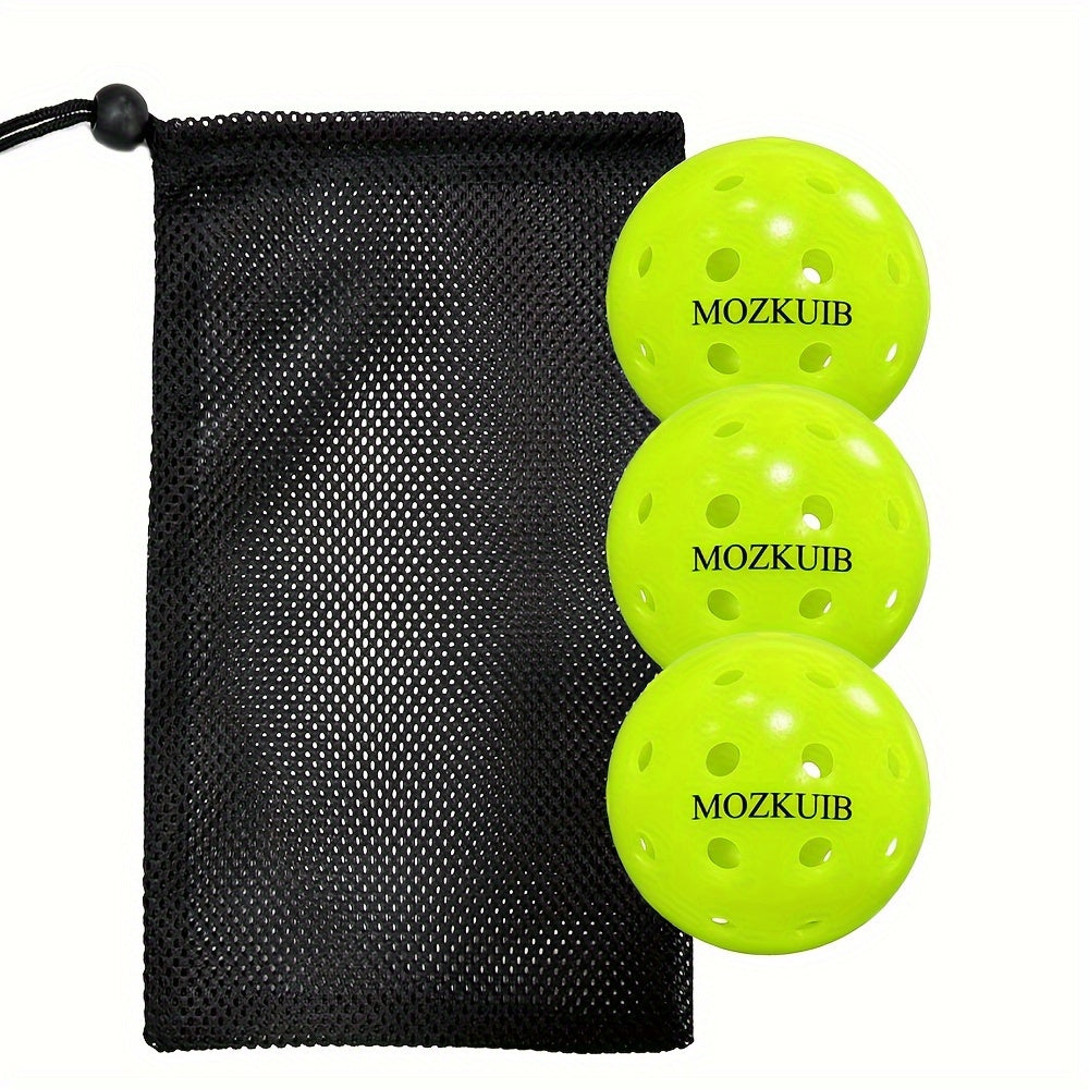High Bounce Durable 40 Hole Outdoor Pickleball Set