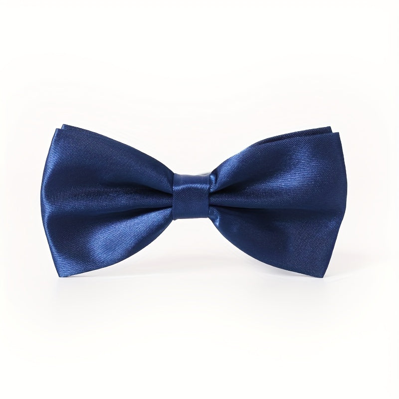Men's Solid Bow Tie for Wedding Party Banquet
