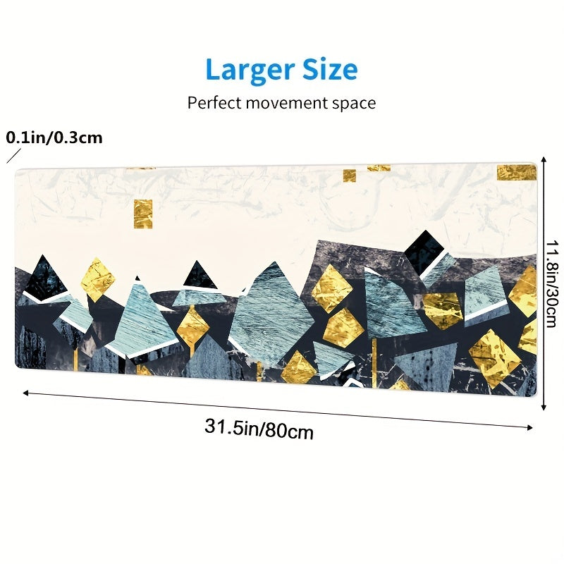 Golden Tree Gaming Mouse Pad, Non-Slip Rubber Base, Waterproof