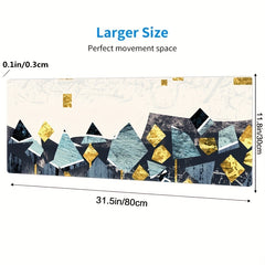 Golden Tree Gaming Mouse Pad, Non-Slip Rubber Base, Waterproof