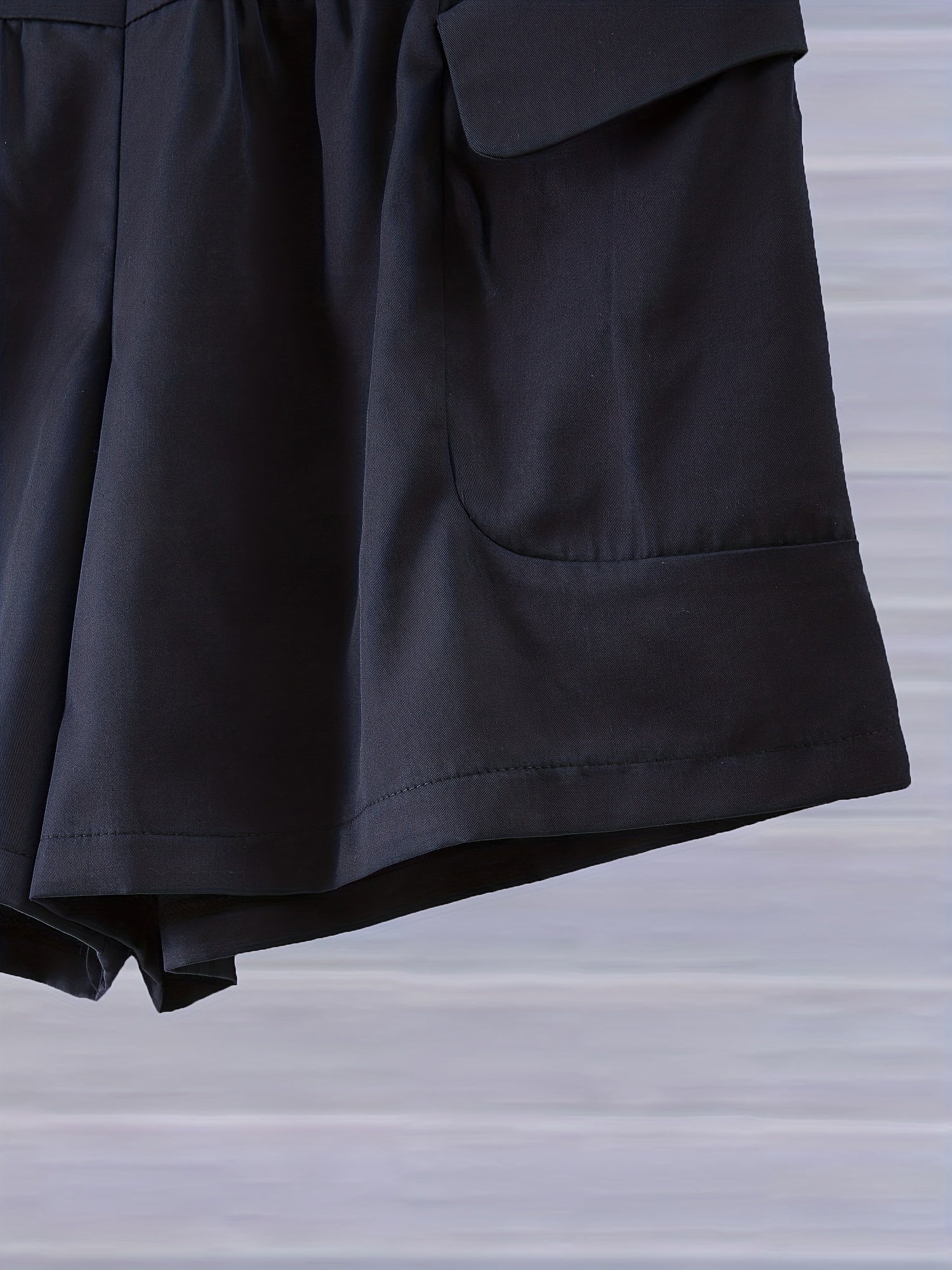 Y2K Shorts Elastic High Rise Cargo Pants