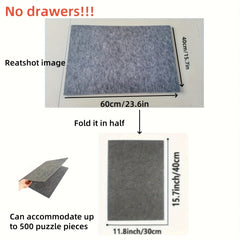 Foldable Puzzle Board Felt Mat for 1000pcs Games