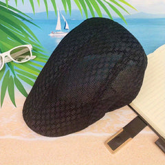 Mesh Hole Sun Hat Forward Cap for Adult