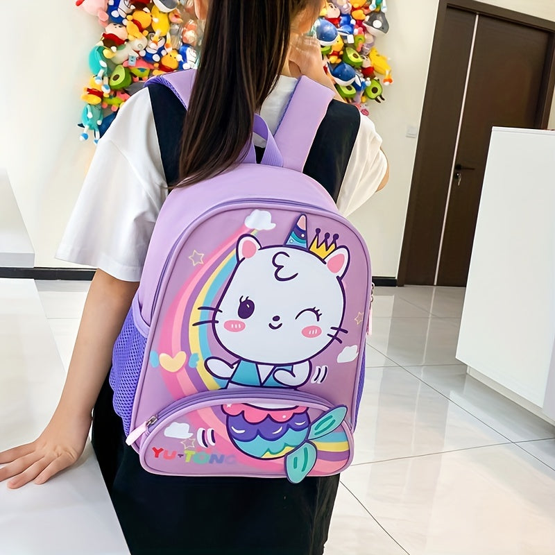 Kids' Princess Mermaid Dinosaur Backpack Large Capacity Lightweight School Bag