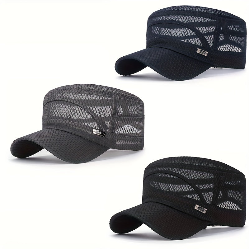 Men's Mesh Casual Adjustable Baseball Cap Summer