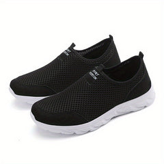 Men's Lightweight Mesh Slip On Sneakers for Outdoor Training