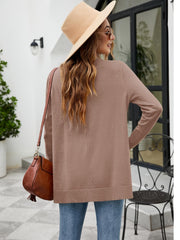 Women's Knit Cardigan Open Front Long Sleeve Sweater