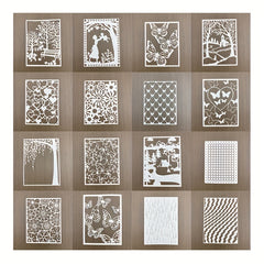 Embossing Folder Metal Cutting Die DIY Scrapbooking Gift Card Flower Butterfly