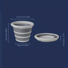 Portable Folding Plastic Bucket Large Capacity Telescopic Bucket