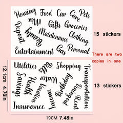 Colorful Self Adhesive Label Stickers
