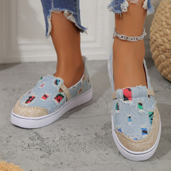 Women's Heighten Flat Skate Shoes Low Top Sneakers Casual Slip On Walking Shoes
