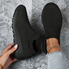 Thick Bottom Heighten Running Shoes Mesh Breathable