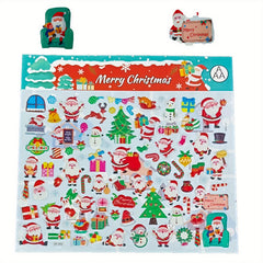 1pc Christmas 3D Bubble Stickers Adhesive Puffy Stickers for DIY Diary