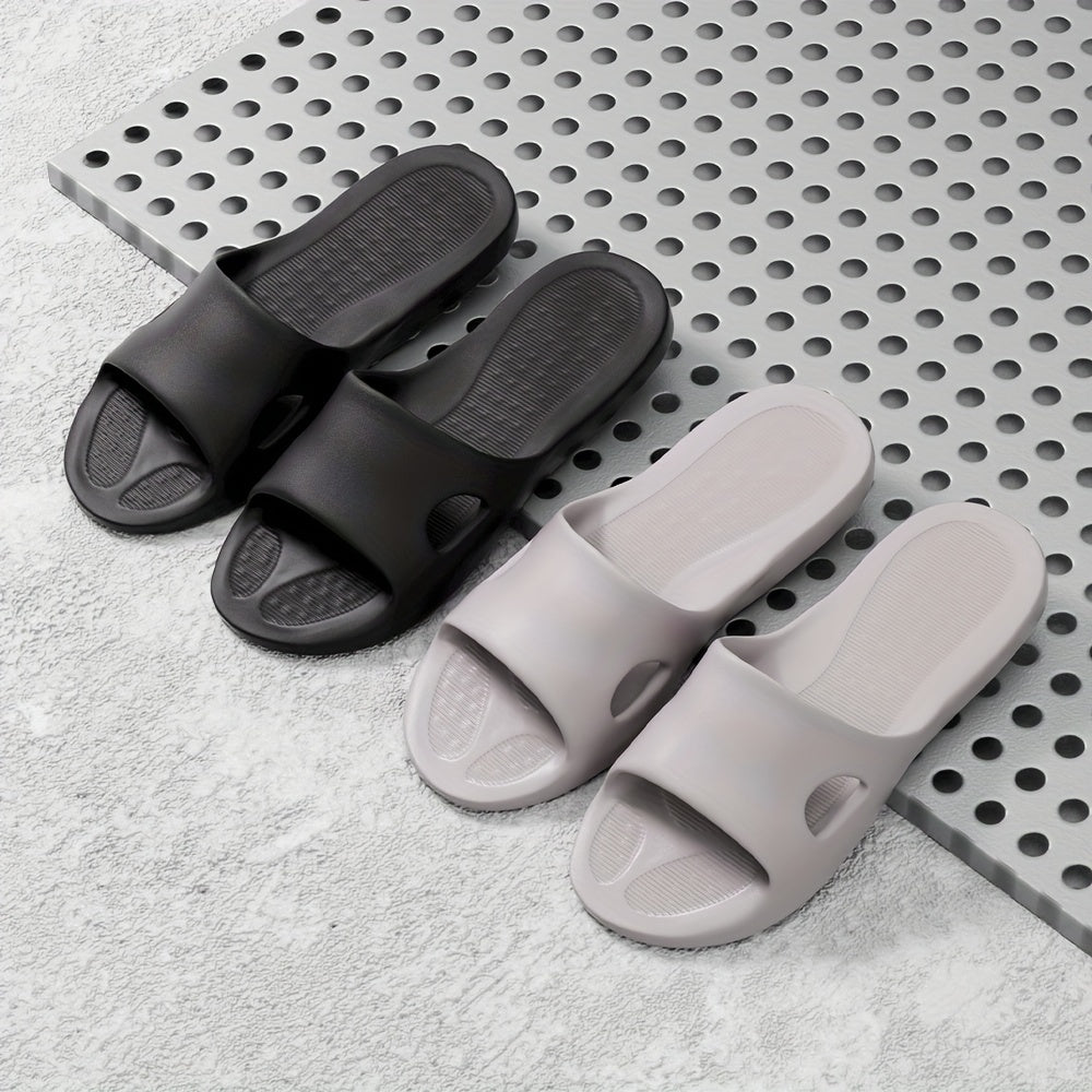 Men's Lightweight Non Slip Open Toe Quick Drying Slides