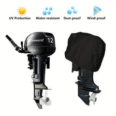 Boat Motor Engine Cover 210D Oxford Cloth Sunscreen Waterproof Protective