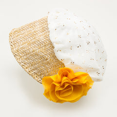 Baby Lace Breathable Sun Hat - Knitted Straw Hat for Newborns