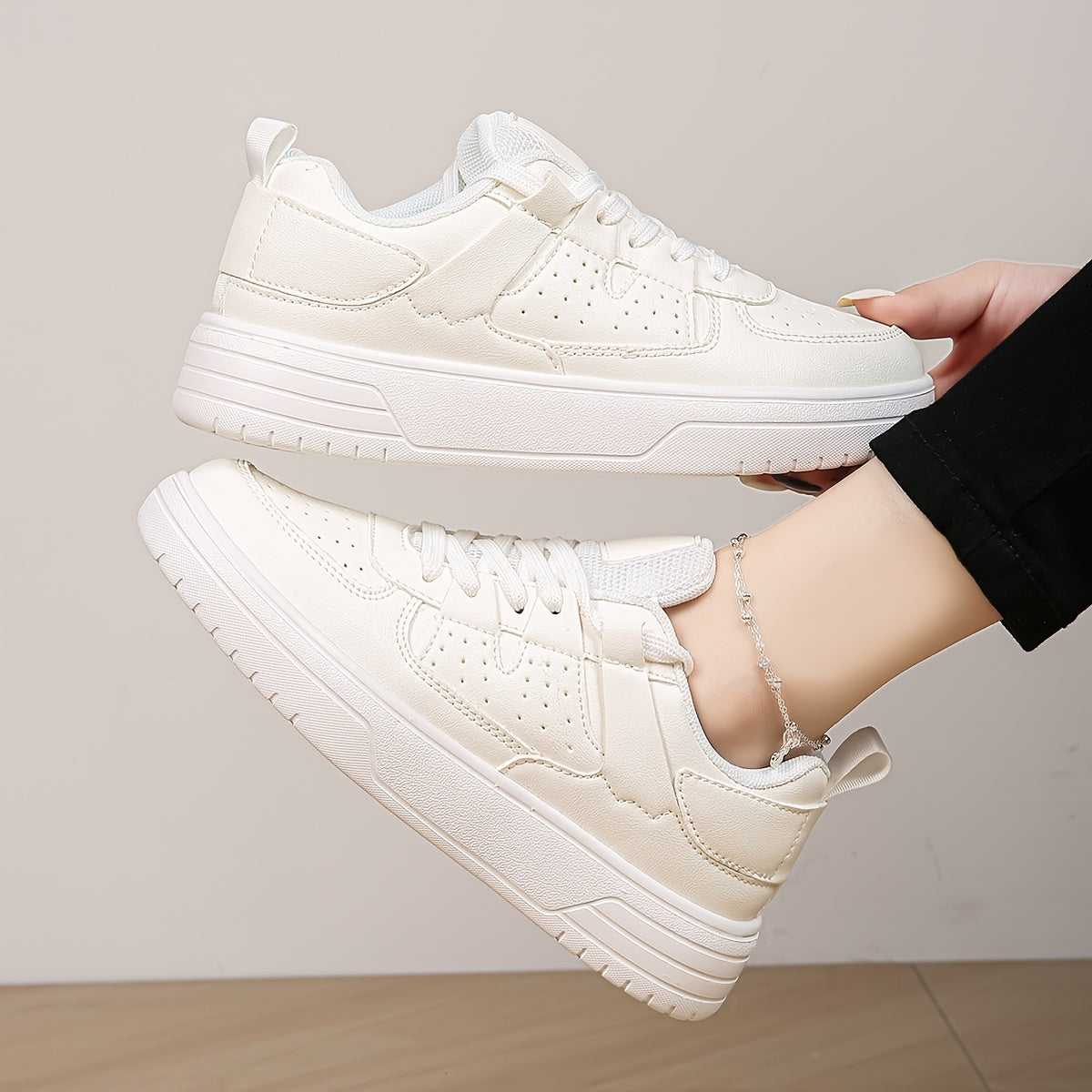 Women's Soft Skate Shoes Comfortable Pure Board Shoes