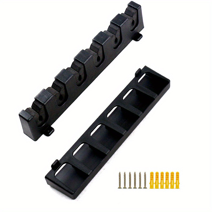 Wall Mounted Fishing Rod Storage Rack for 6 Rods