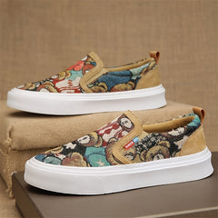 Men's Breathable Slip On Loafer Shoes Lightweight Non slip Shoes