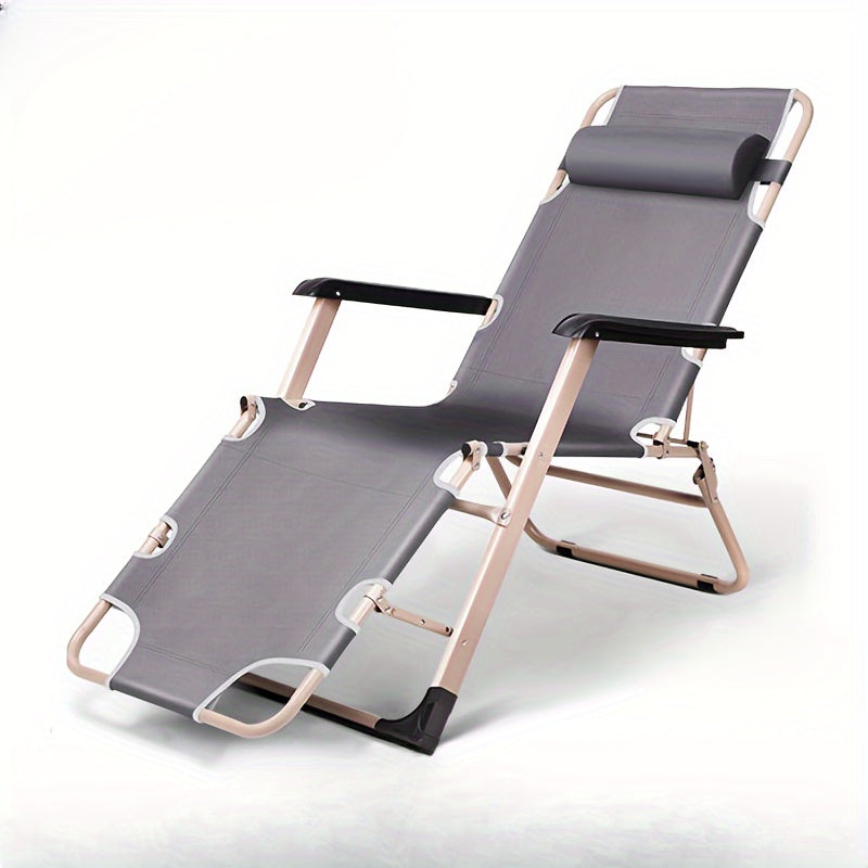 Portable Foldable Recliner Chair For Office Nap Balcony Leisure Camping