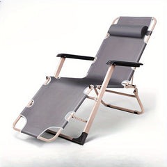 Portable Foldable Recliner Chair For Office Nap Balcony Leisure Camping