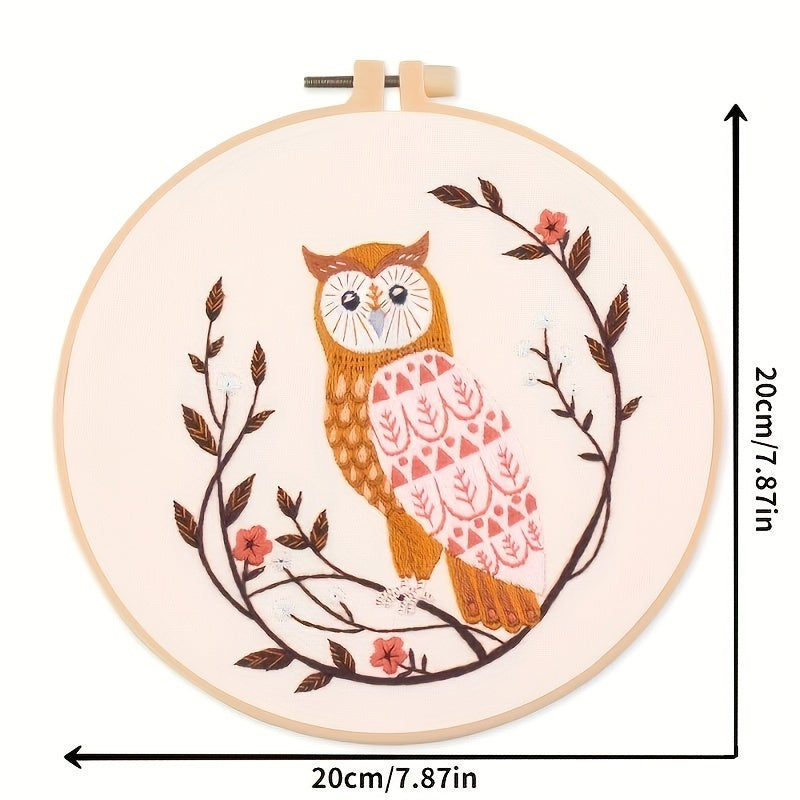 Animal Embroidery Kit For Beginners - DIY Cross Stitch Adult Kit