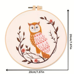 Animal Embroidery Kit For Beginners - DIY Cross Stitch Adult Kit